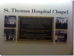 St Thomas Hospital chapel